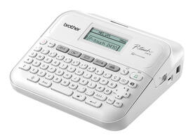 Labelprinter Brother P-touch TZe PT-D410 desktop qwerty 18mm wit in koffer