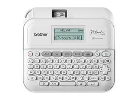 Labelprinter Brother P-touch TZe PT-D410 desktop qwerty 18mm wit in koffer