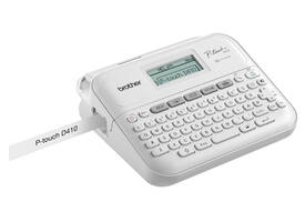 Labelprinter Brother P-touch TZe PT-D410 desktop qwerty 18mm wit in koffer