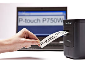 Labelprinter Brother P-touch TZe PT-P750W desktop 24mm zwart