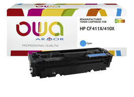 Tonercartridge OWA alternatief tbv HP CF411X blauw