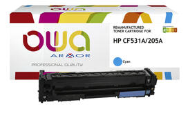 Tonercartridge OWA alternatief tbv HP CF531A blauw