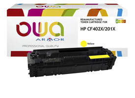 Tonercartridge OWA alternatief tbv HP CF402X geel