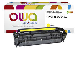 Tonercartridge OWA alternatief tbv HP CF382A geel