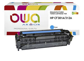 Tonercartridge OWA alternatief tbv HP CF381A blauw