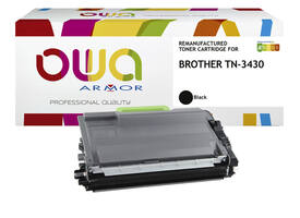 Toner OWA alternatief tbv Brother TN-3430BK zwart