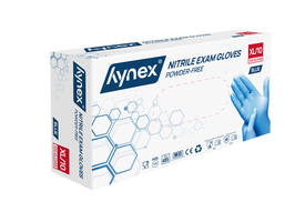 Handschoen Hynex nitril XL blauw 3.5g pak à 100 stuks