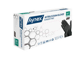 Handschoen Hynex nitril S zwart 3.5g pak à 100 stuks