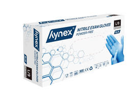 Handschoen Hynex nitril L blauw 3.5g pak à 100 stuks