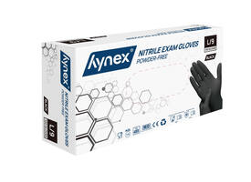 Handschoen Hynex nitril L zwart 3.5g pak à 100 stuks