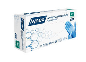 Handschoen Hynex nitril S blauw 3.5g pak à 100 stuks