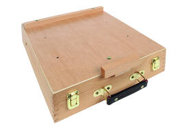 Kist ezel Conda hout 42x33x8.5cm