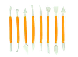 Boetseerspatel Conda set à 8 stuks 15 cm plastic