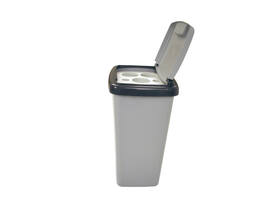 Afvalbak Vepa Bins bekerinzet 5-gaats 50 liter grijs