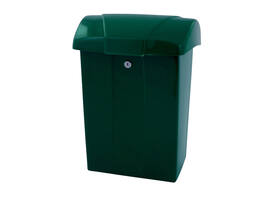 Brievenbus Vepa Bins met klep kunststof groen