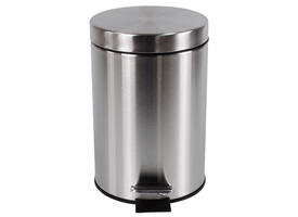 Pedaalemmer BRASQ 20 liter rvs