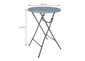 Statafel BRASQ 80cm BT100 grijs