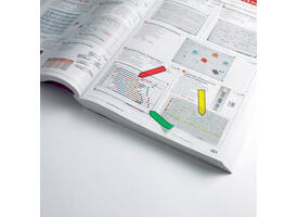 Indextabs 3M Post-it 684 12x43mm pijlvorm assorti 100 stuks