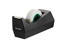 Plakband Scotch Magic 810 19mmx33m transparant 14 rollen + plakbandhouder zwart