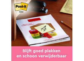 Memoblok 3M Post-it 654 76x76mm geel 16 + 4 gratis
