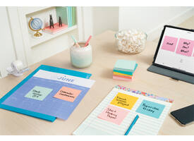 Memoblok 3M Post-it 654 76x76mm Beachside Colour 6 stuks