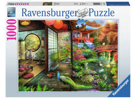 Puzzel Ravensburger Theehuis Japanse tuin 1000 stukjes