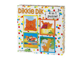 Puzzel Dikkie Dik 4 in 1
