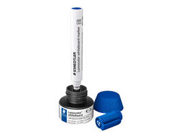 Viltstiftvulling Staedtler Lumocolor whiteboard 30ml blauw