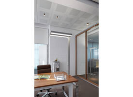 Werkpleklamp tafelklem MAUL Juvis LED beweging- daglichtsensor dimbaar hg 120cm zilver