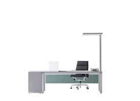 Werkplek tafelklem MAUL Javal LED dimbaar hg 120cm zilver