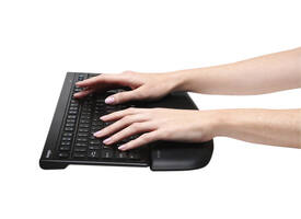 Polssteun Kensington ergosoft dunne toetsenbord zwart