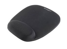 Muismat Kensington met polsondersteuning foam zwart