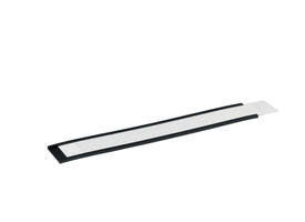 Etikethouder Durable magnetisch 200x30mm antraciet 50 stuks