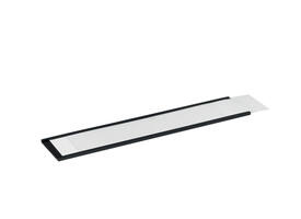 Etikethouder Durable magnetisch 200x40mm antraciet 50 stuks
