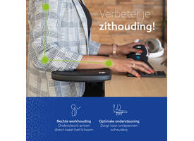 Armsteun R-Go Ergonomisch Zwart