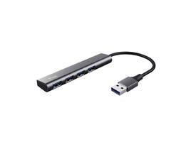 Hub Trust Halyx 4-port USB-A zilver