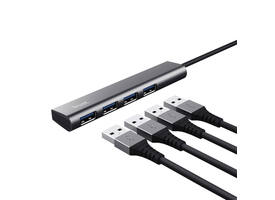 Hub Trust Halyx 4-port USB-A zilver