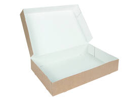 Cateringdoos IEZZY 46cm plasticvrij bruin 10 stuks