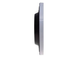 Wandklok MAUL Step RC Ø30x5cm kunststof wit/wit
