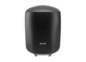 Poetspapierdispenser Katrin medium zwart 82254