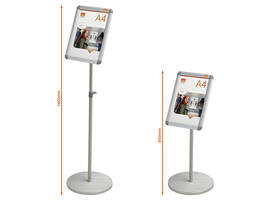 Infostandaard Nobo Essence incl. A4 kliklijst
