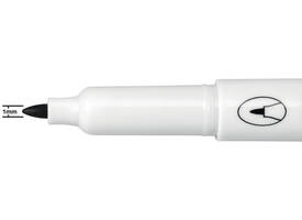 Whiteboardmarker Nobo Glide fijn zwart 1mm 4stuks