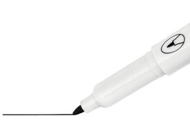 Whiteboardmarker Nobo Glide fijn zwart 1mm 4stuks