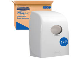 Handdoekroldispenser Kimberly Clark Aquarius wit 6959
