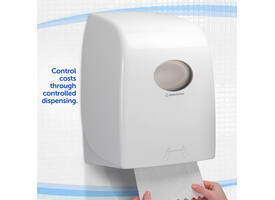 Handdoekroldispenser Kimberly Clark Aquarius wit 6959