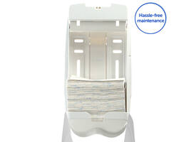 Toiletpapierdispenser Kimberly Clark Aquarius gevouwen wit 6946