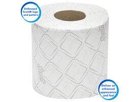 Toiletpapier Scott Essential 2-laags 350 vel wit 8519