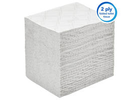 Toiletpapier Scott Control gevouwen 2-laags 110x186mm wit 8509