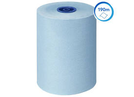 Handdoekrol Scott Essential Slimroll 1-laags 190m blauw 6696
