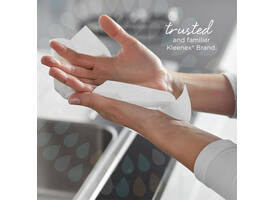 Handdoek Kleenex Ultra i-vouw 2-laags 215x318mm 15x124 vel wit 6778